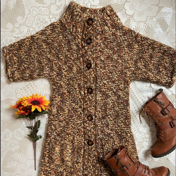 Tabitha anthro seasonal stroll wool blend cardigan coat - Picture 6 of 17